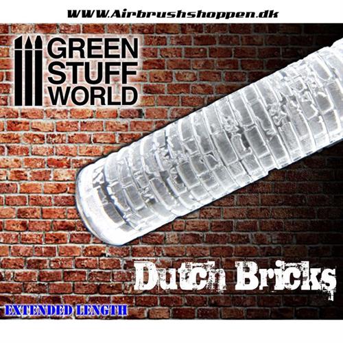 Rolling Pin Dutch bricks - Hollandske Mursten 1 stk 54 mm 